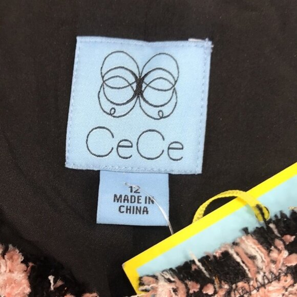 CeCe Plaid Tweed Jacket - Picture 5 of 5